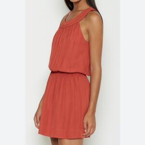 Preowned Joie "Sonja"  Sleeveless burnt rose 100% silk dress, XS